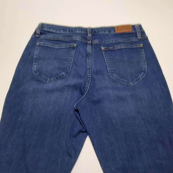 Lee Mid Rise Boot Cut Blue Jeans CARE307 - Picture 4 of 7